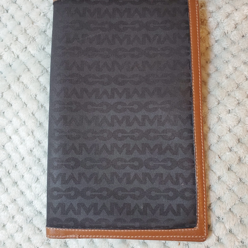 Vintage- Mark Cross Breast Pocket Wallet Logo Leather